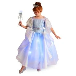 Disney Cinderella Light-Up Costume For Kids With Interactive Light-Up Wand And Tiara By A Leading Role