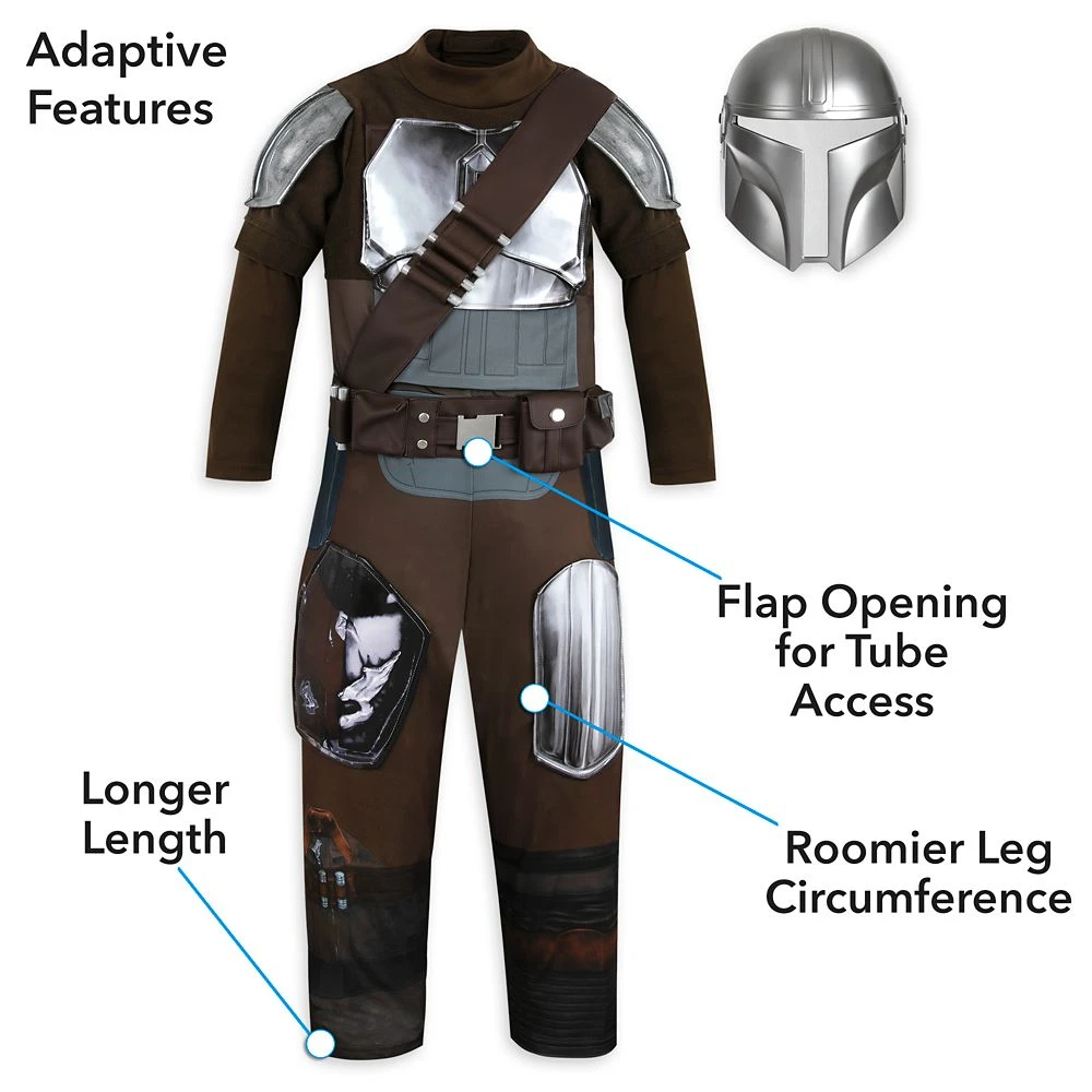 Star Wars: The Mandalorian Adaptive Costume for Kids Disney Star Wars: The Mandalorian Adaptive Costume For Kids -Disney Sales Store 2890041619130 2