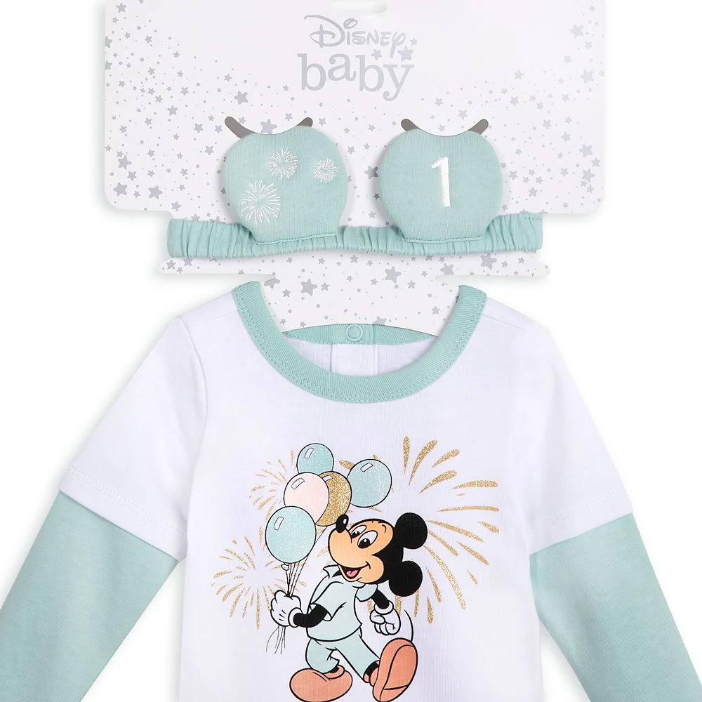 Mickey Mouse First Birthday Layette Set Disney Mickey Mouse First Birthday Layette Set -Disney Sales Store 4045057344030 5