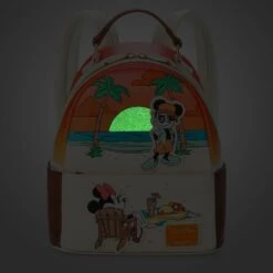 Disney Mickey And Minnie Mouse Beach Loungefly Mini Backpack -Disney Sales Store 4203105710107 2