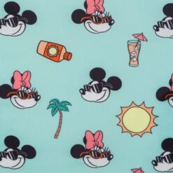 Disney Mickey And Minnie Mouse Beach Loungefly Mini Backpack -Disney Sales Store 4203105710107 4