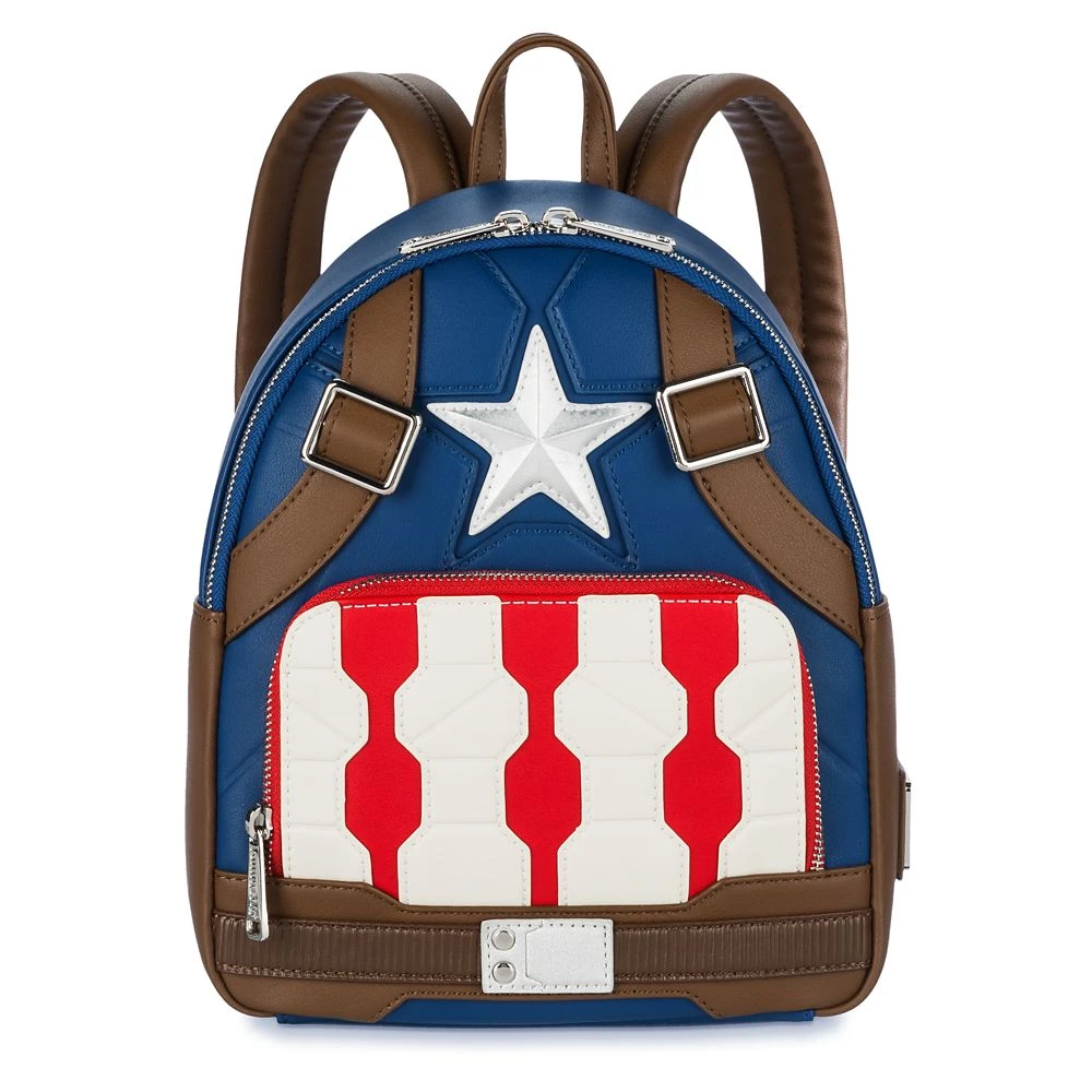 Captain America Loungefly Mini Backpack Disney Captain America Loungefly Mini Backpack -Disney Sales Store 4203105715998