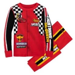 Disney Lightning McQueen Racing Suit Costume PJ PALS For Kids – Cars
