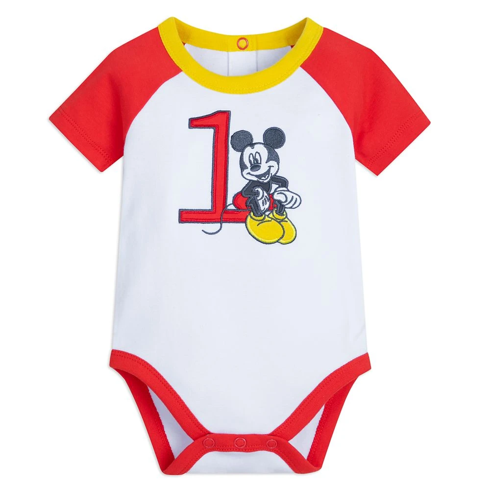 Mickey Mouse 1st Birthday Bodysuit Set for Baby Disney Mickey Mouse 1st Birthday Bodysuit Set For Baby -Disney Sales Store 5000057340162 3