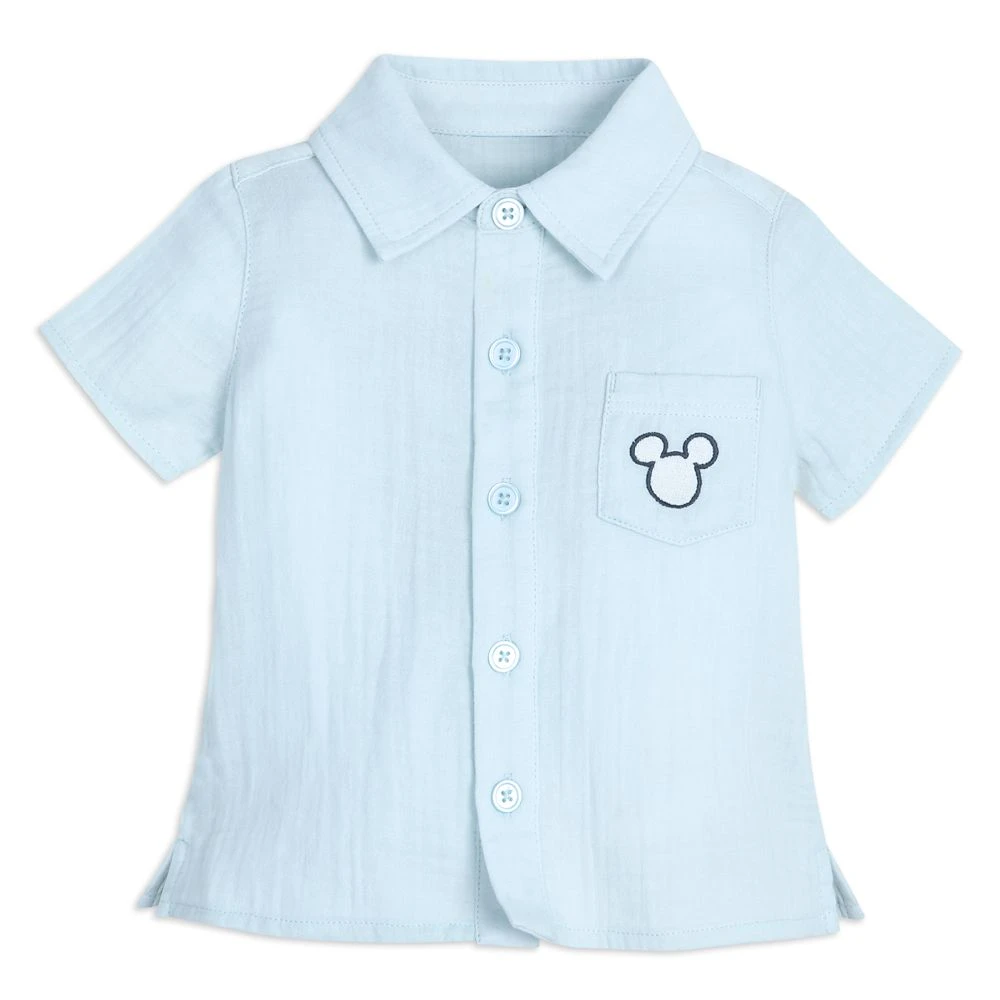 Mickey Mouse Icon Woven Shirt and Pants Set for Baby Disney Mickey Mouse Icon Woven Shirt And Pants Set For Baby -Disney Sales Store 5000057390159 1