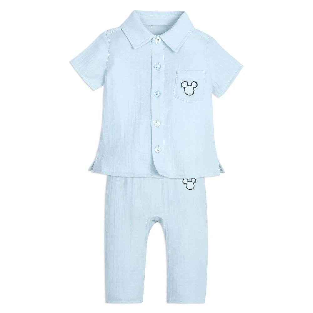 Mickey Mouse Icon Woven Shirt and Pants Set for Baby Disney Mickey Mouse Icon Woven Shirt And Pants Set For Baby -Disney Sales Store 5000057390159