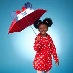 Disney Minnie Mouse Hooded Rain Jacket For Girls -Disney Sales Store 5004057540228 1