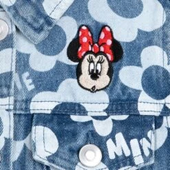 Disney Minnie Mouse Floral Denim Jacket For Girls 5 Disney Minnie Mouse Floral Denim Jacket For Girls -Disney Sales Store 5004106880229 3