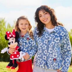 Disney Minnie Mouse Floral Denim Jacket For Girls 9 Disney Minnie Mouse Floral Denim Jacket For Girls -Disney Sales Store 5004106880229 7