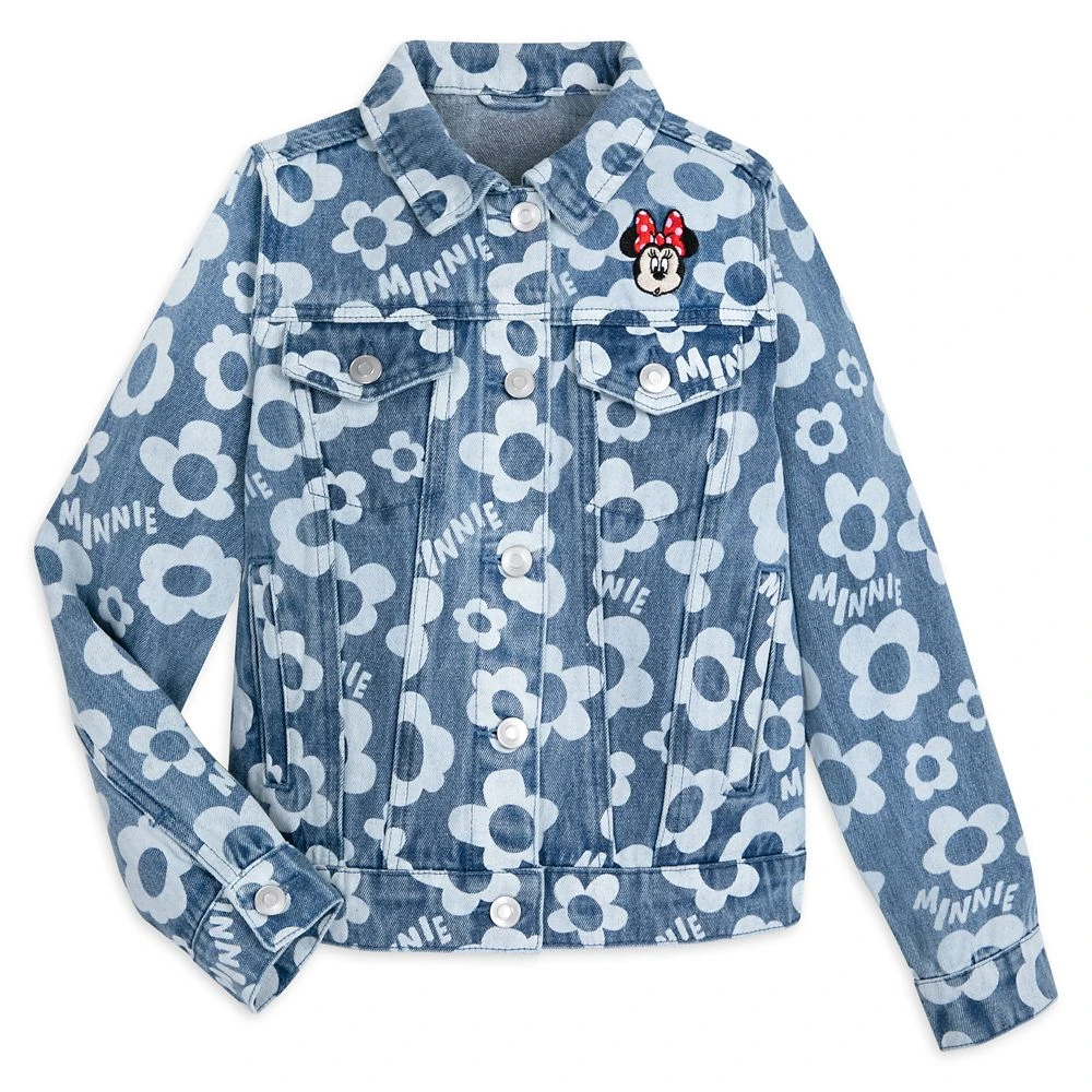 Minnie Mouse Floral Denim Jacket for Girls Disney Minnie Mouse Floral Denim Jacket For Girls -Disney Sales Store 5004106880229