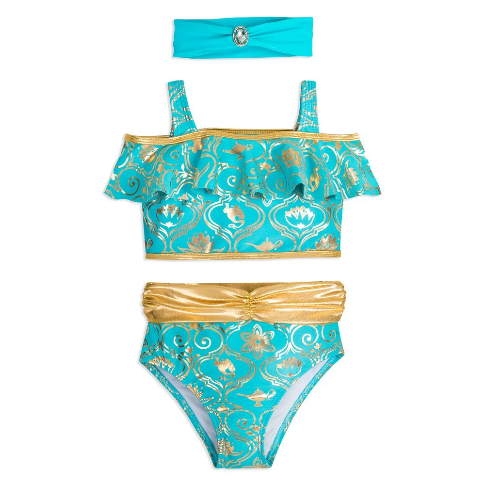Jasmine Deluxe Swimsuit for Girls – Aladdin Disney Jasmine Deluxe Swimsuit For Girls – Aladdin -Disney Sales Store 5006046950200