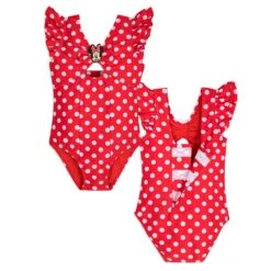 Disney Minnie Mouse Red Swim Collection For Girls -Disney Sales Store 5006059190190