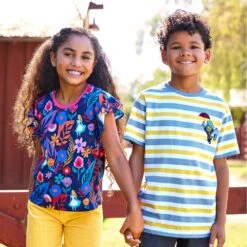 Disney Pinocchio And Jiminy Cricket Striped T-Shirt For Kids -Disney Sales Store 5007048020047 7