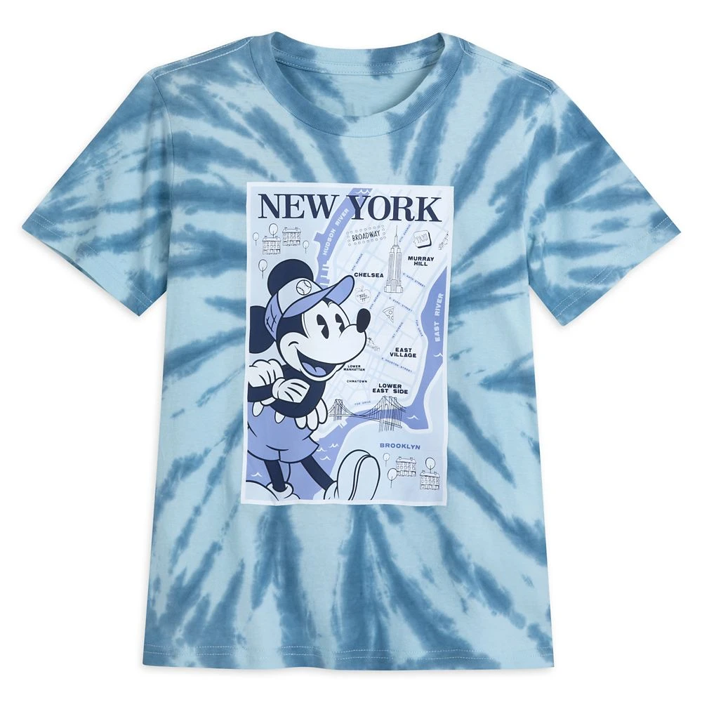 Mickey Mouse New York Tie-Dye T-Shirt for Boys Disney Mickey Mouse New York Tie-Dye T-Shirt For Boys -Disney Sales Store 5007048020302