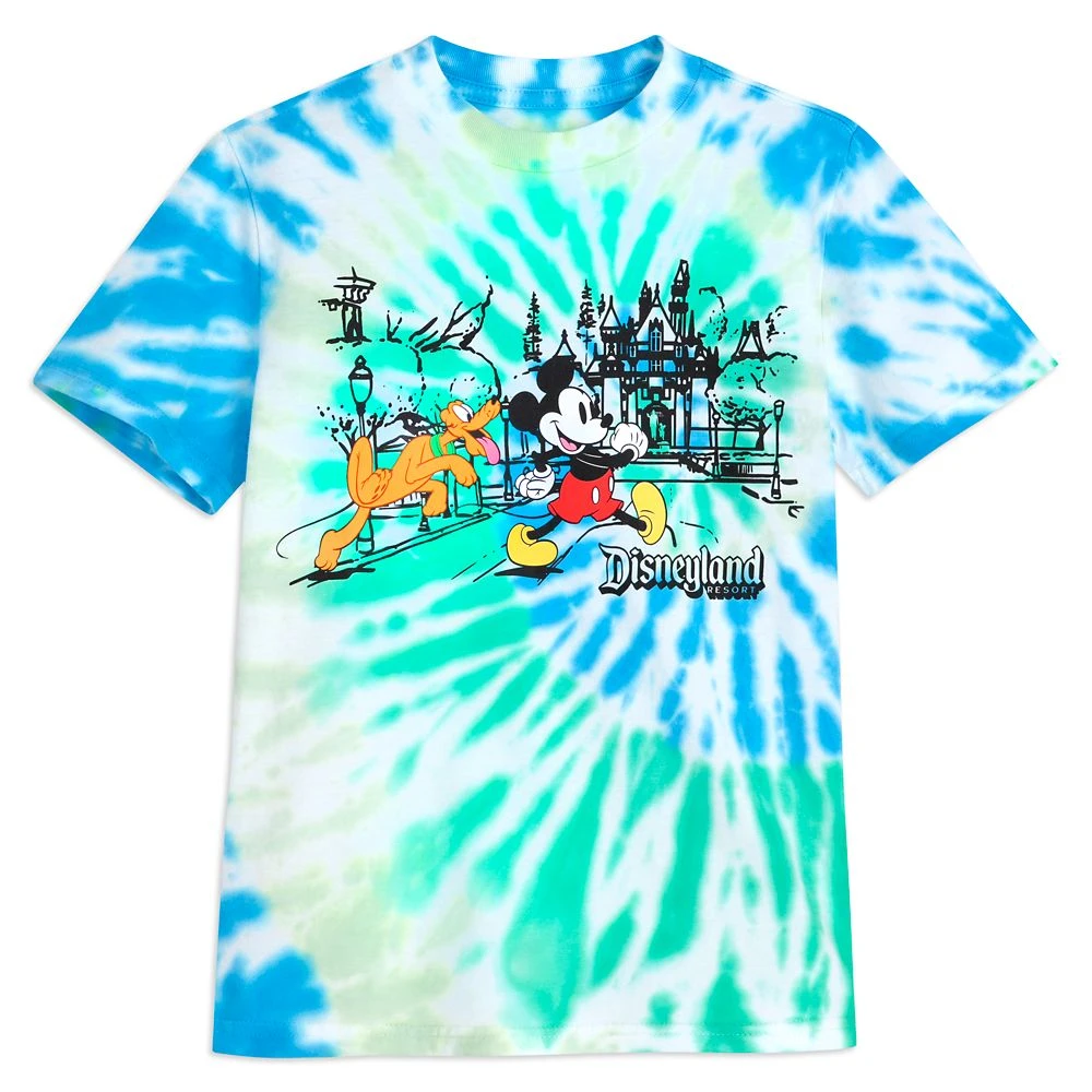 Mickey Mouse and Pluto Tie-Dye T-Shirt for Kids – Disneyland Mickey Mouse And Pluto Tie-Dye T-Shirt For Kids – Disneyland -Disney Sales Store 5007048020351