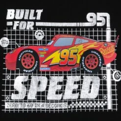 Disney Lightning McQueen ''Built For Speed'' T-Shirt For Kids – Cars -Disney Sales Store 5007057390371 1