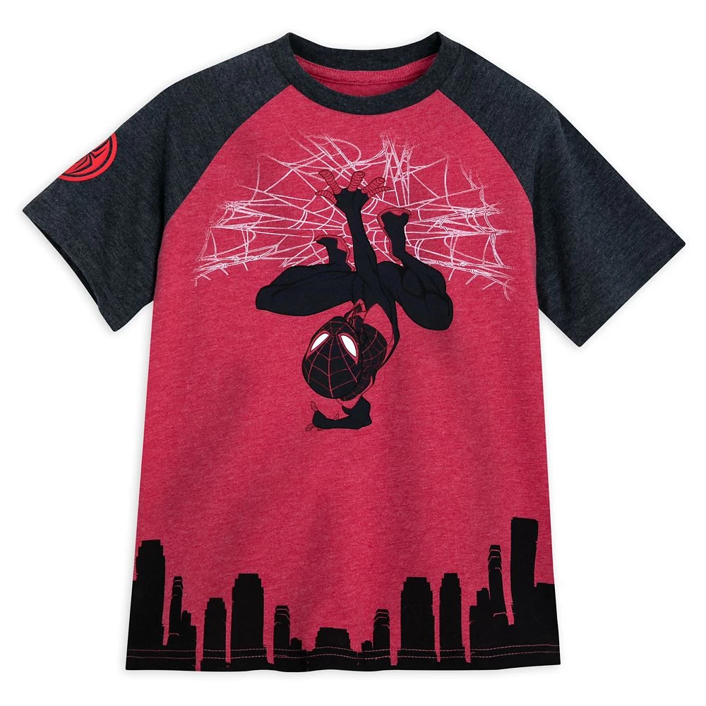 Miles Morales Raglan T-Shirt for Kids – Spider-Man: Across the Spider-Verse Disney Miles Morales Raglan T-Shirt For Kids – Spider-Man: Across The Spider-Verse -Disney Sales Store 5007059248882