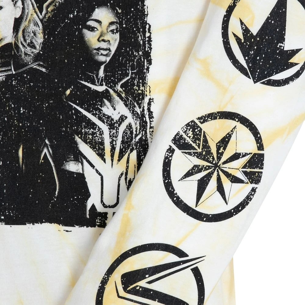 The Marvels Long Sleeve Tie-Dye T-Shirt for Women Disney The Marvels Long Sleeve Tie-Dye T-Shirt For Women -Disney Sales Store 5106048004967 3