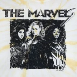 Disney The Marvels Long Sleeve Tie-Dye T-Shirt For Women 6 Disney The Marvels Long Sleeve Tie-Dye T-Shirt For Women -Disney Sales Store 5106048004967 4