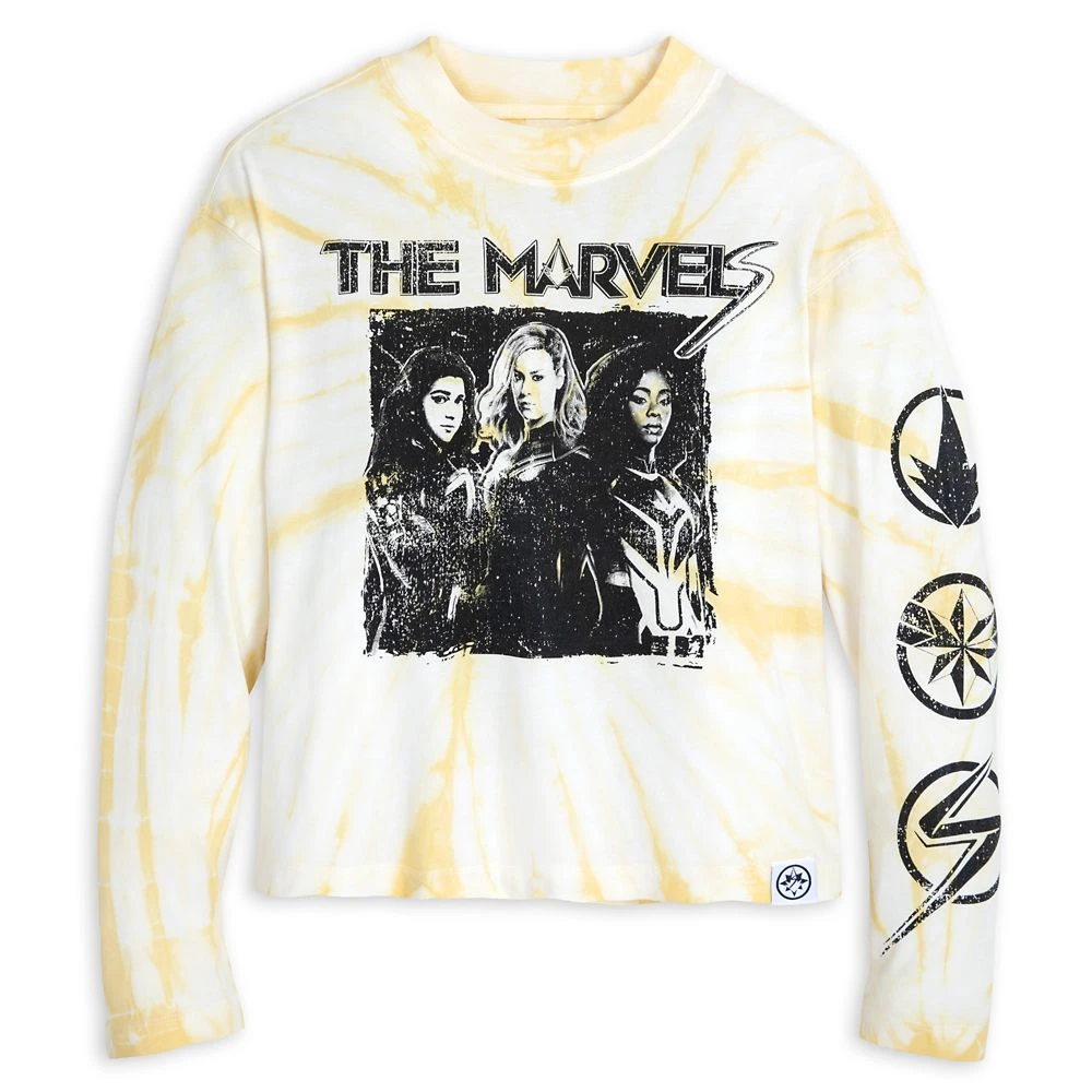 The Marvels Long Sleeve Tie-Dye T-Shirt for Women Disney The Marvels Long Sleeve Tie-Dye T-Shirt For Women -Disney Sales Store 5106048004967