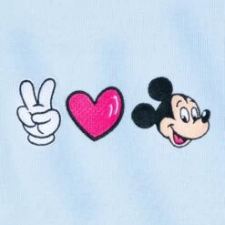 Disney Mickey Mouse ''Peace, Love, Mickey'' T-Shirt For Women -Disney Sales Store 5106057430350 3