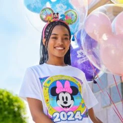 Minnie Mouse T-Shirt For Women – Disneyland 2024 -Disney Sales Store 5106106030043 1