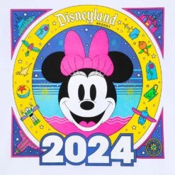 Minnie Mouse T-Shirt For Women – Disneyland 2024 -Disney Sales Store 5106106030043 2