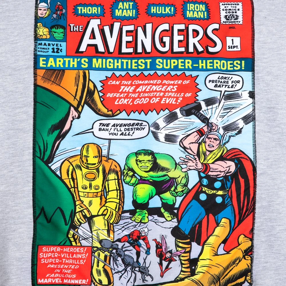 The Avengers #1 Cover Zip Hoodie for Adults Disney The Avengers #1 Cover Zip Hoodie For Adults -Disney Sales Store 5201048020160 4