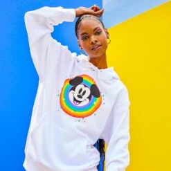 Mickey Mouse Pullover Hoodie For Adults – Disney Pride Collection -Disney Sales Store 5201057811145 1