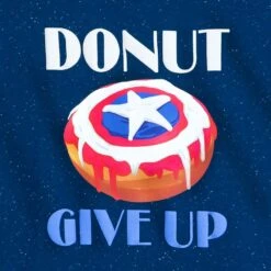 Disney Captain America Donut T-Shirt For Adults -Disney Sales Store 5205048020246 2