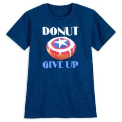 Disney Captain America Donut T-Shirt For Adults