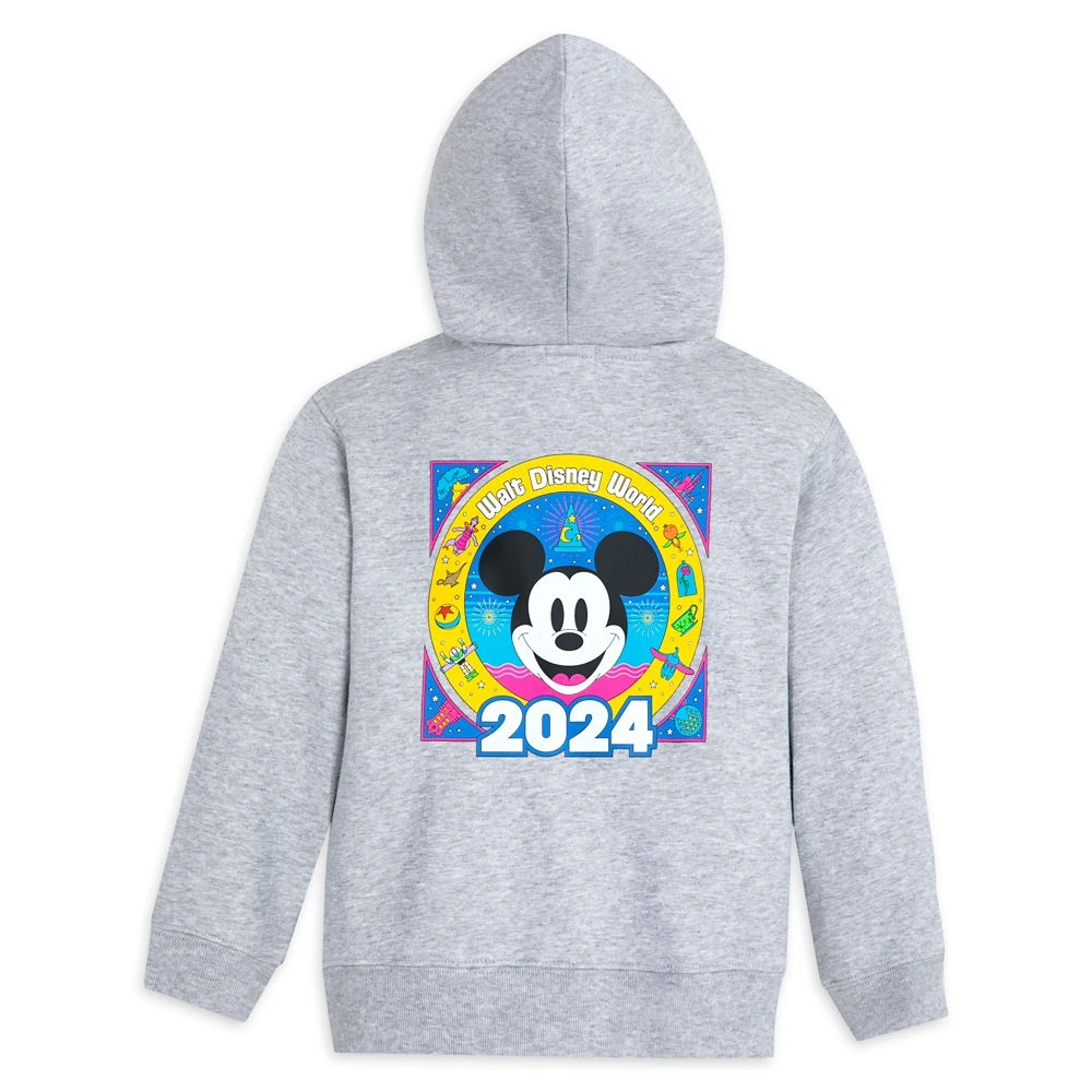 Mickey Mouse Zip Hoodie for Kids – Walt Disney World 2024 Mickey Mouse Zip Hoodie For Kids – Walt Disney World 2024 -Disney Sales Store 5402057390013 1
