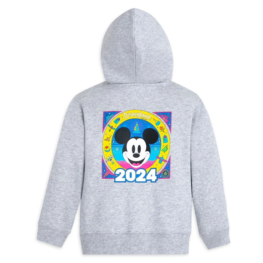 Mickey Mouse Zip Hoodie for Kids – Disneyland 2024 Mickey Mouse Zip Hoodie For Kids – Disneyland 2024 -Disney Sales Store 5402057390014 1