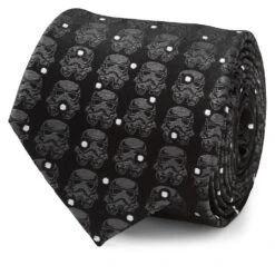 Disney Sales Store 2 Disney Stormtrooper Black Dot Silk Tie For Adults – Star Wars