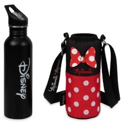 Disney Minnie Mouse Stainless Steel Water Bottle And Cooler Tote -Disney Sales Store 7002058734017 1