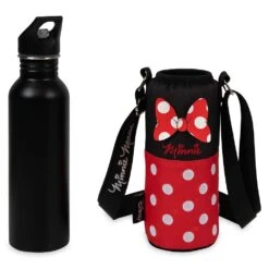 Disney Minnie Mouse Stainless Steel Water Bottle And Cooler Tote -Disney Sales Store 7002058734017 2