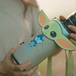 Disney Grogu Stainless Steel Water Bottle And Cooler Tote – Star Wars: The Mandalorian -Disney Sales Store 7002058734018 1