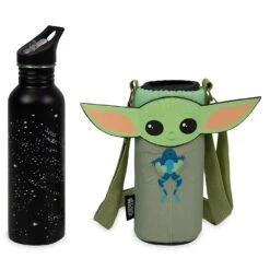 Disney Grogu Stainless Steel Water Bottle And Cooler Tote – Star Wars: The Mandalorian -Disney Sales Store 7002058734018 3