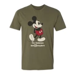 Adults' Walt Disney World Standing Mickey Mouse T-Shirt – Customized -Disney Sales Store 7405055825926 7