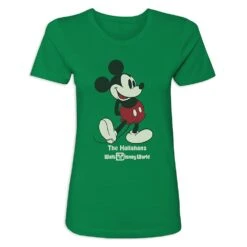 Women's Walt Disney World Standing Mickey Mouse T-Shirt – Customized -Disney Sales Store 7405055825930 5
