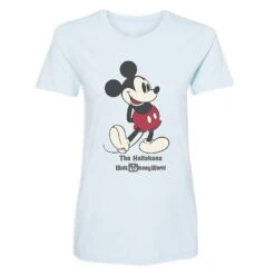 Women's Walt Disney World Standing Mickey Mouse T-Shirt – Customized -Disney Sales Store 7405055825930 6
