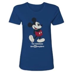 Women's Walt Disney World Standing Mickey Mouse T-Shirt – Customized -Disney Sales Store 7405055825930 8