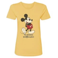 Women's Walt Disney World Standing Mickey Mouse T-Shirt – Customized -Disney Sales Store 7405055825930 9