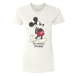 Women's Disneyland Standing Mickey Mouse T-Shirt – Customized 5 Women's Disneyland Standing Mickey Mouse T-Shirt – Customized -Disney Sales Store 7807055820349 3
