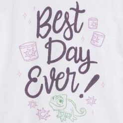 Disney Pascal ''Best Day Ever'' T-Shirt For Adults – Tangled -Disney Sales Store 7807107060200 1