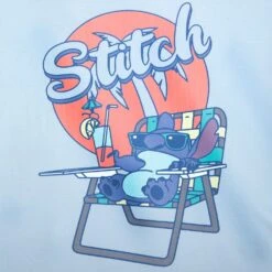 Disney Stitch Beach Chair T-Shirt For Adults – Lilo & Stitch -Disney Sales Store 7807107060239 2