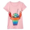 Disney Stitch Rainbow Shave Ice T-Shirt For Girls – Lilo & Stitch -Disney Sales Store 7807107060244